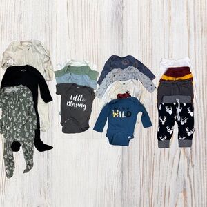 3-6mo Baby Boy Assorted Lot (15 items)